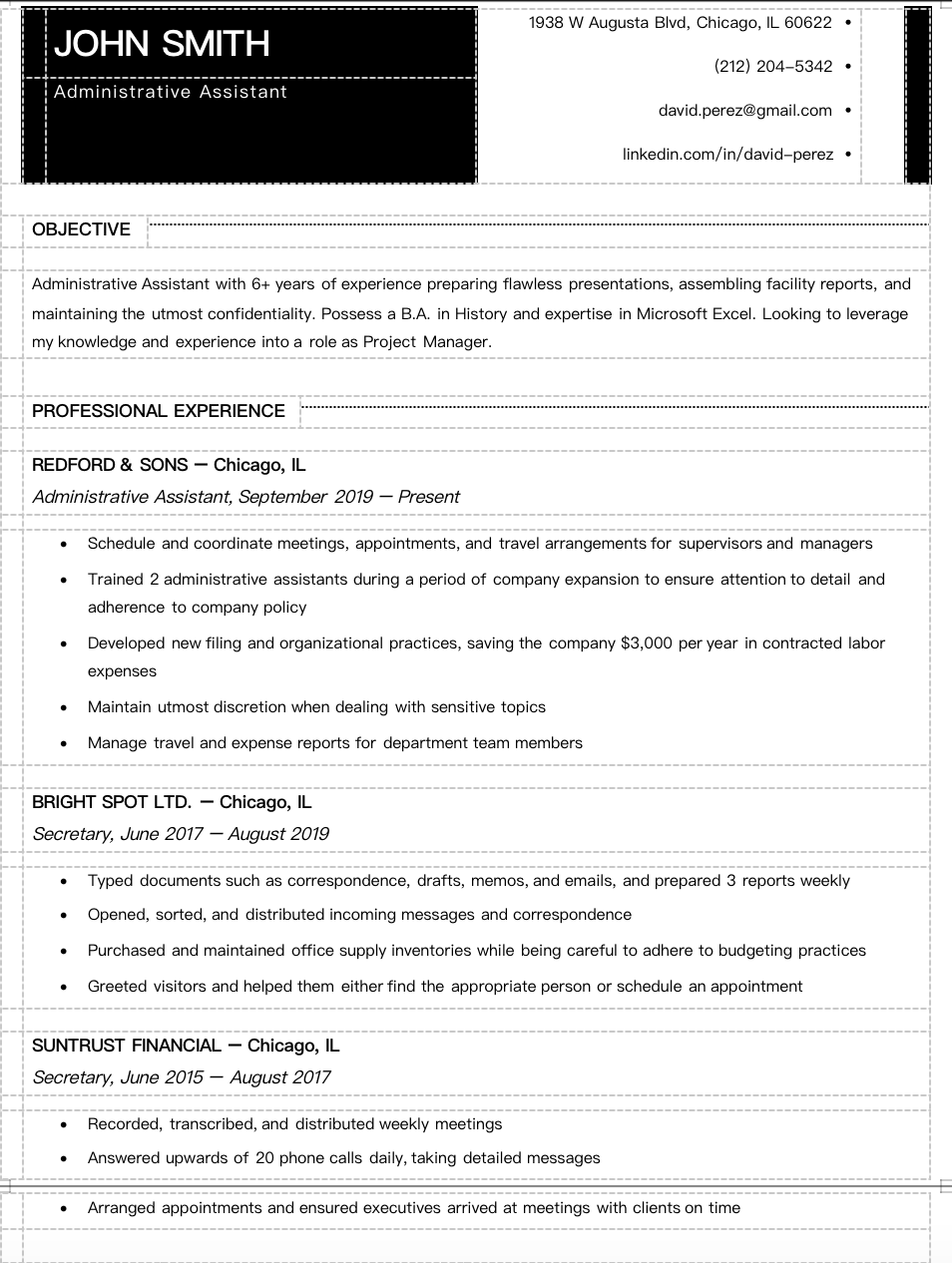 Resume Template Preview